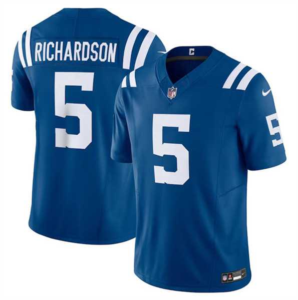 Men & Women & Youth Indianapolis Colts #5 Anthony Richardson Blue 2023 F.U.S.E. Vapor Untouchable Football Stitched Jersey
